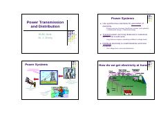 Power Transmission And Distribution Pdf